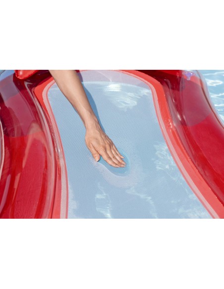 Στρώμα θαλάσσης Bestway HydroLuxe Floating Pool Lounge Float 1.60Χ0.84m Red