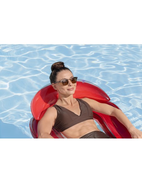 Στρώμα θαλάσσης Bestway HydroLuxe Floating Pool Lounge Float 1.60Χ0.84m Red