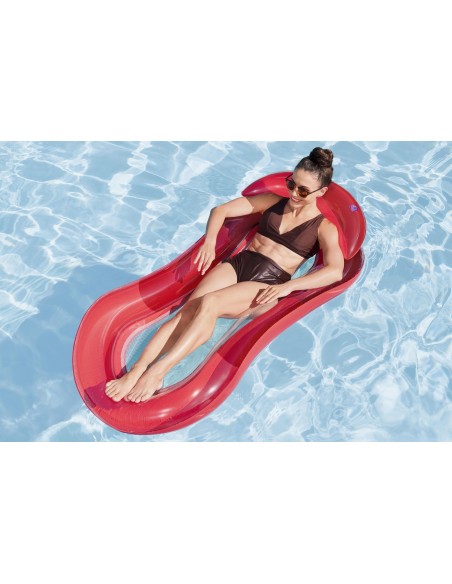 Στρώμα θαλάσσης Bestway HydroLuxe Floating Pool Lounge Float 1.60Χ0.84m Red