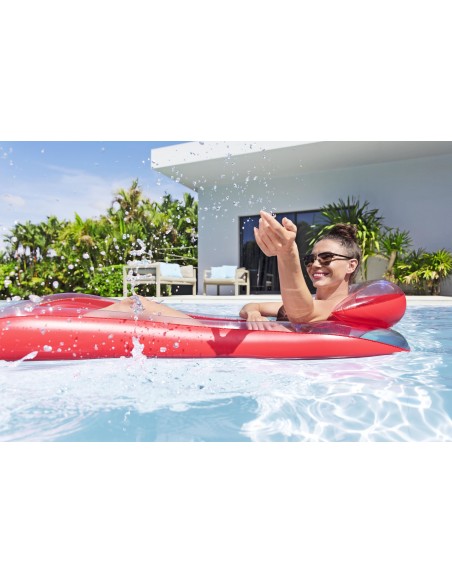 Στρώμα θαλάσσης Bestway HydroLuxe Floating Pool Lounge Float 1.60Χ0.84m Red
