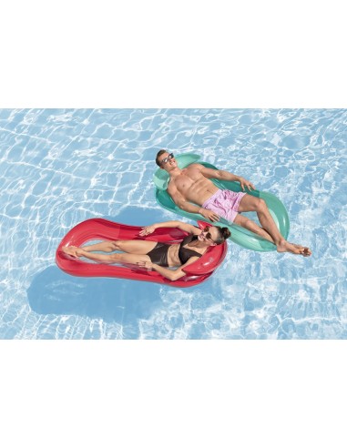 Στρώμα θαλάσσης Bestway HydroLuxe Floating Pool Lounge Float 1.60Χ0.84m Red