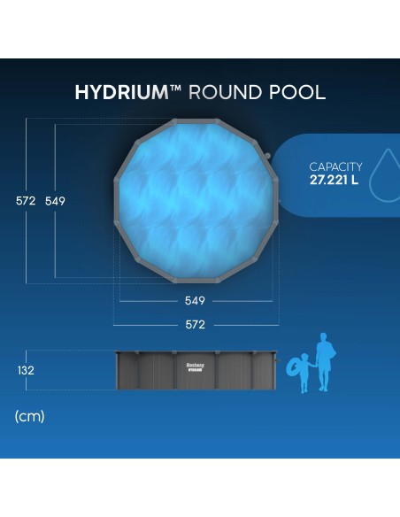 Πισίνα Bestway Hydrium Pool Set 5.49m x 1.32m