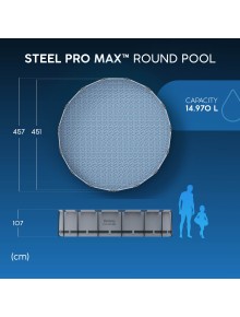 Στρογγύλη Πισίνα Bestway Pool 4.57m x 1.07m 2