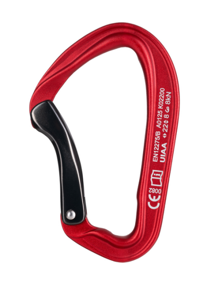 Καραμπίνερ Απλό Fixe Climbing Picot Curve Red