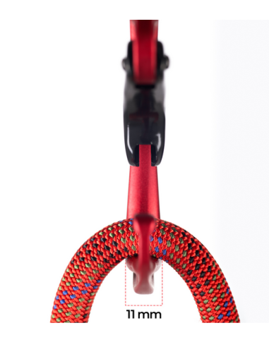 Καραμπίνερ Απλό Fixe Climbing Picot Curve Red