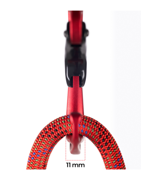 Καραμπίνερ Απλό Fixe Climbing Picot Curve Red