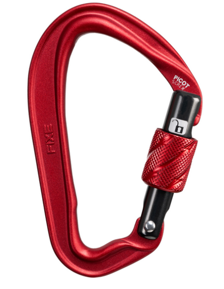 Καραμπίνερ Fixe Climbing Picot Screw Red