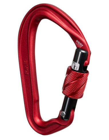 Καραμπίνερ Fixe Climbing Picot Screw Red