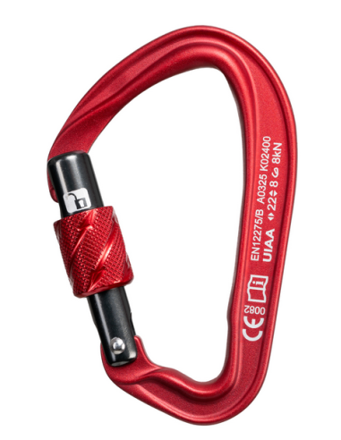 Καραμπίνερ Fixe Climbing Picot Screw Red