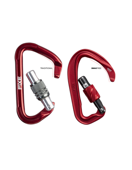 Καραμπίνερ Fixe Climbing Picot Screw Red