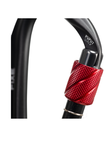 Καραμπίνερ Ασφαλείας Fixe Climbing Puput Screw Grey