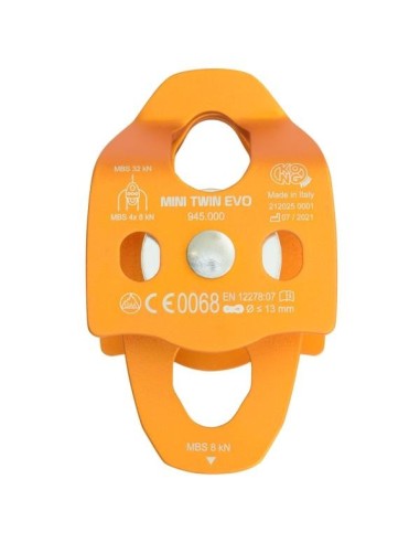Τροχαλία Kong Mini Twin Evo Orange