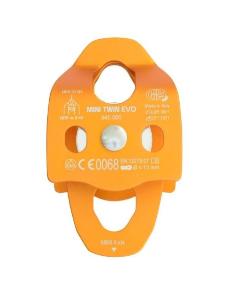 Τροχαλία Kong Mini Twin Evo Orange